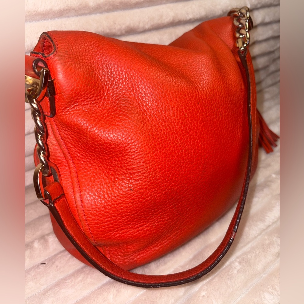 Michael Kors Bold Orange Shoulder Bag - image 7